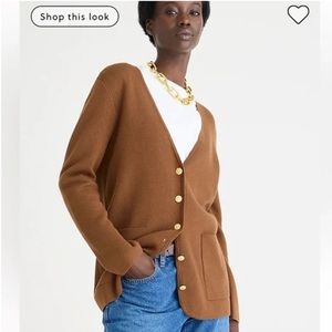 J. Crew Brown Cardigan Sweater